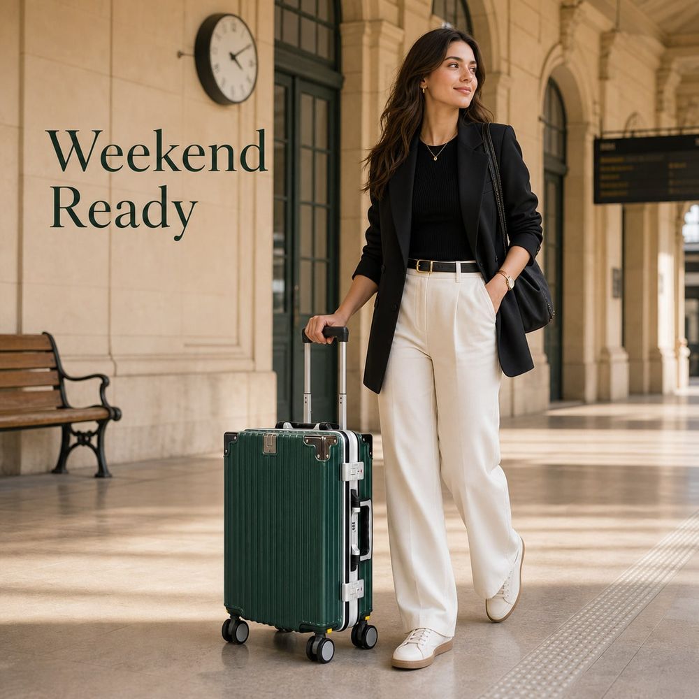 Aluminum Frame Carry On Luggage - Handgepäckkoffer, von der Fluggesellschaft zugelassen, PC-Hartschalenkoffer