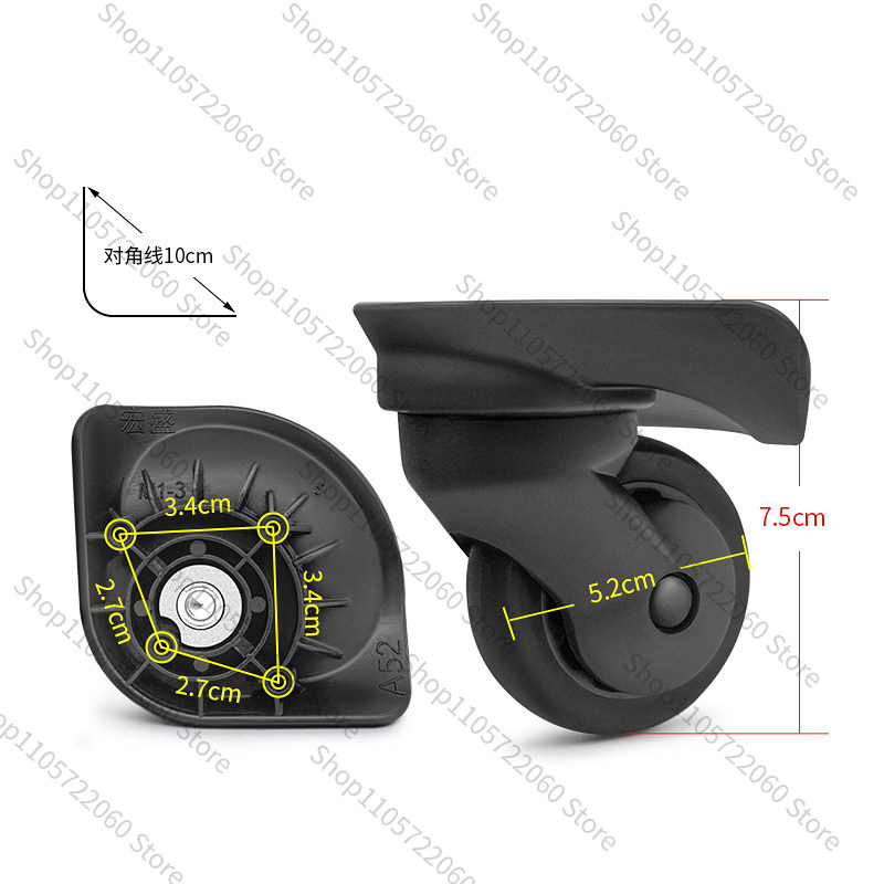 Silent Replacement Luggage Wheels - Für W048 # Ersatzteile für Rollen