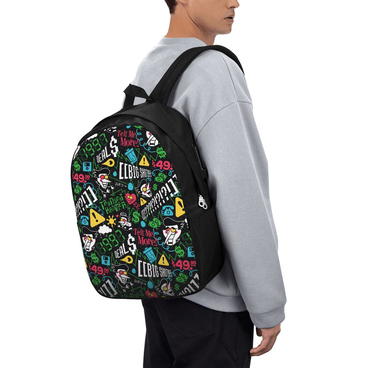 Travel Bags - Deltarune SPAMTON G Rucksack, Reisetasche für