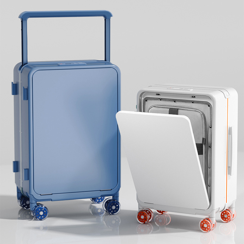 Spinner Wheel Rolling Suitcase 20 Inch - 20/24 Zoll breiter Rollkoffer mit Lenkstange