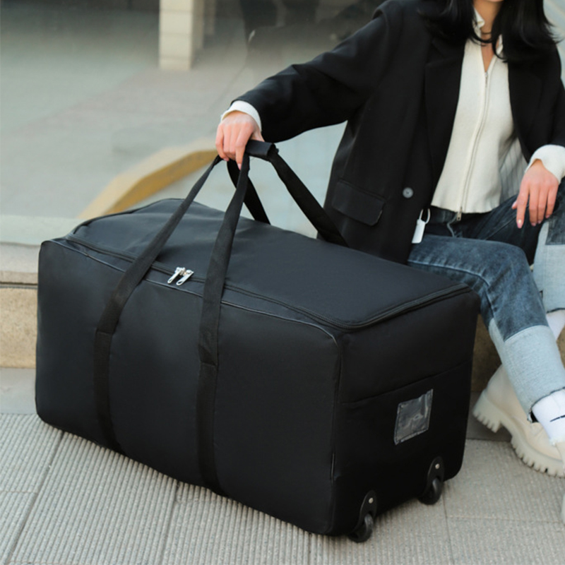Foldable Rolling Luggage Bag - Trolley-Taschen mit großem Fassungsvermögen und Rollen,