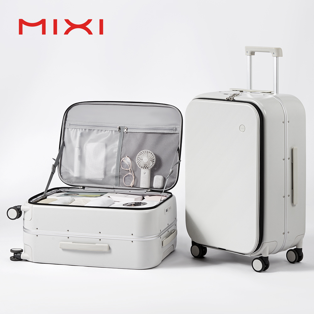 Aluminum Frame Carry On Luggage - Mixi Neuer PC-Koffer mit Aluminiumrahmen, vorne