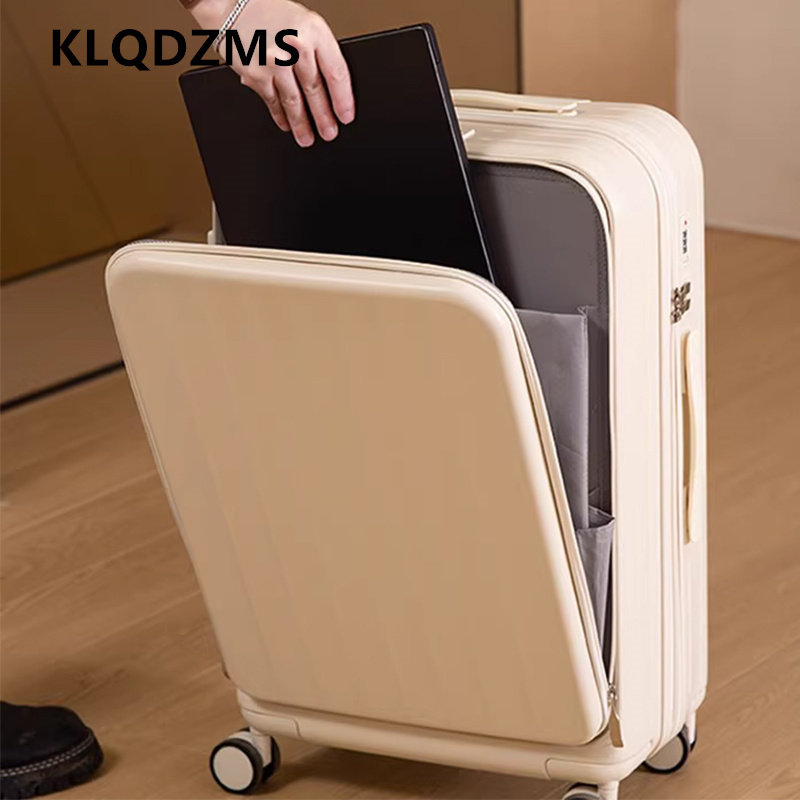 Front Opening Laptop Luggage 24 Inch - KLQDZMS Multifunktionaler Koffer 20