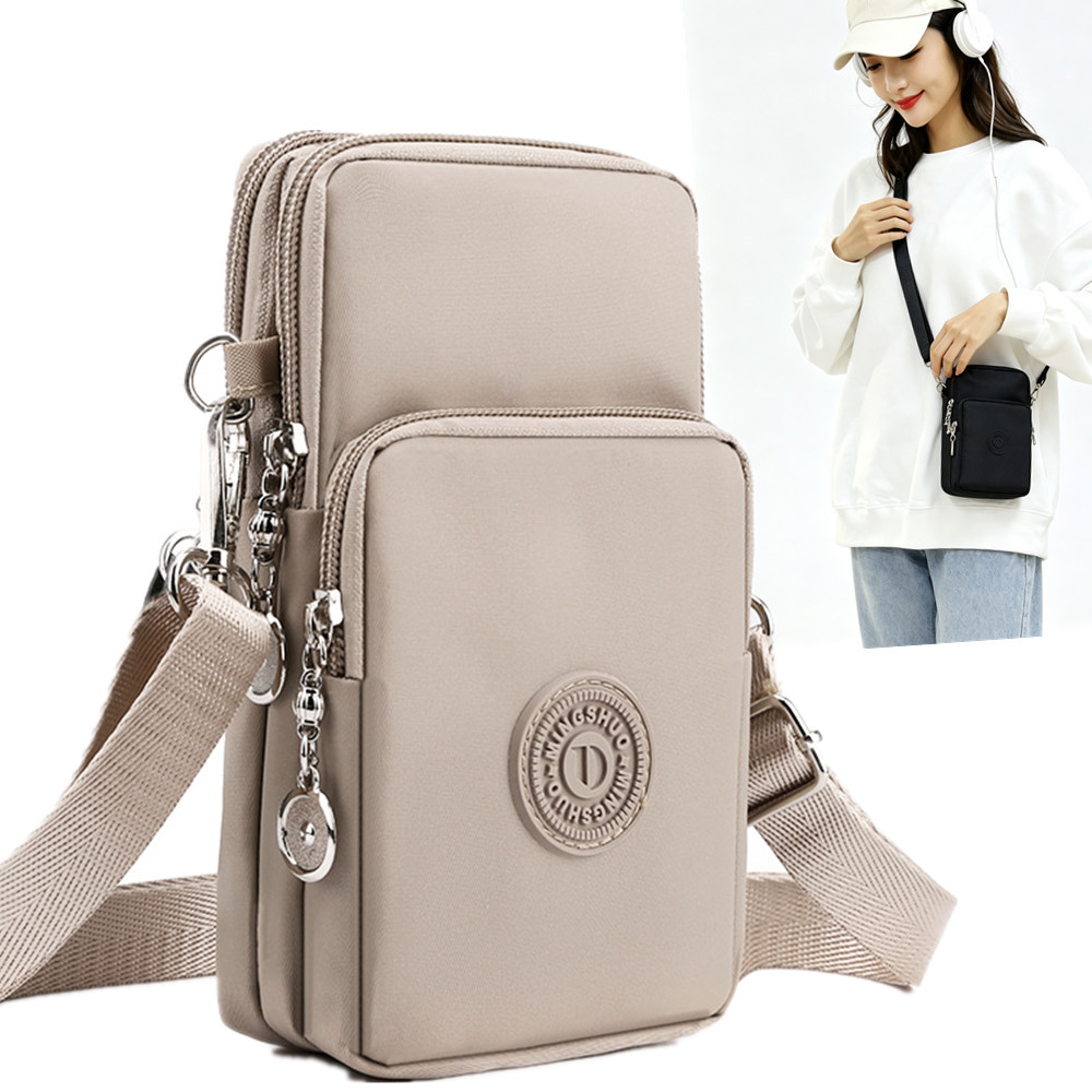 Wallets - Handytasche für Damen, Crossbody-Tasche aus Oxford-Gewebe,