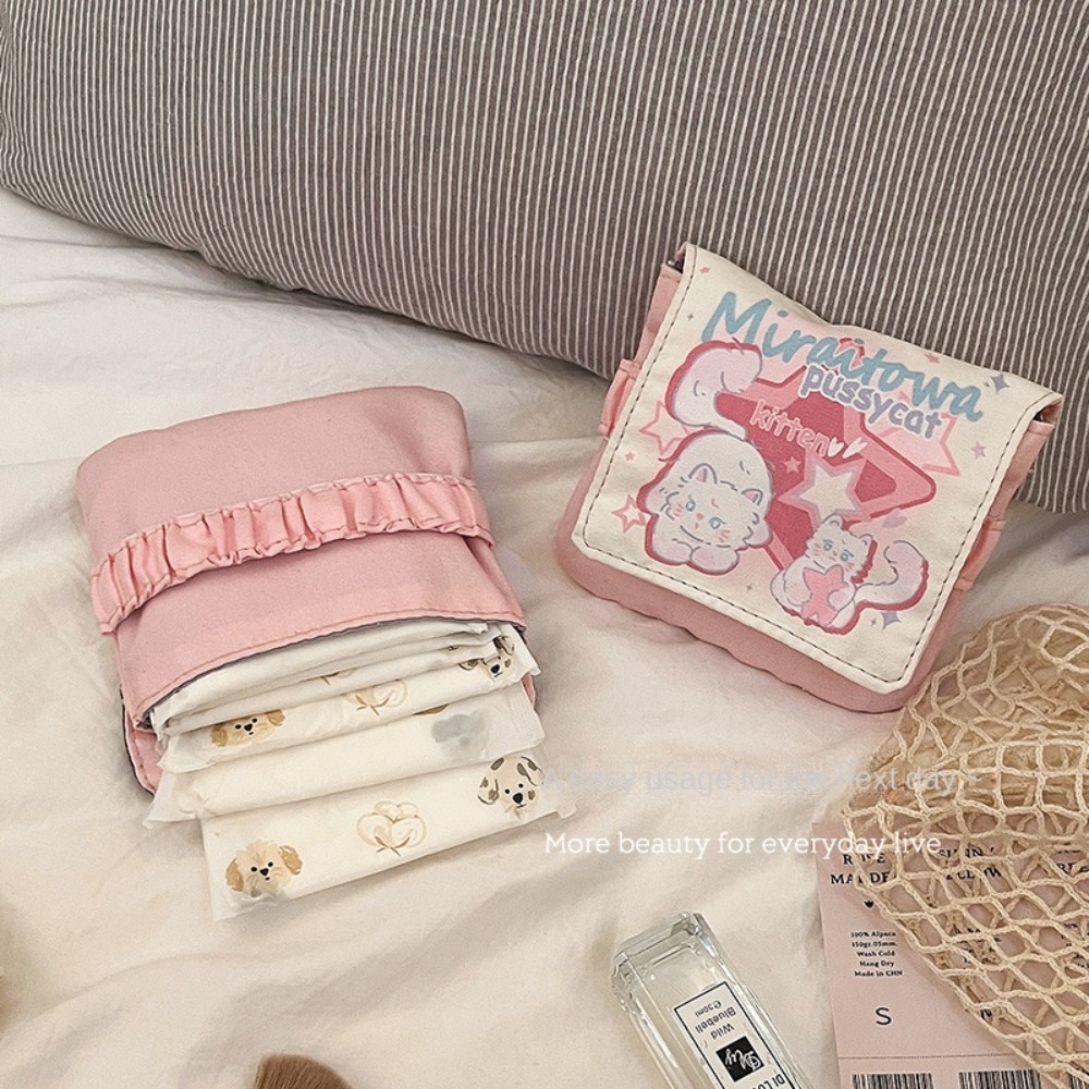 Cosmetic Bags - Mini-Kabelorganizer, Damenbinden-Tasche, Mehrzweck-Kosmetiktasche mit Großer Kapazität,