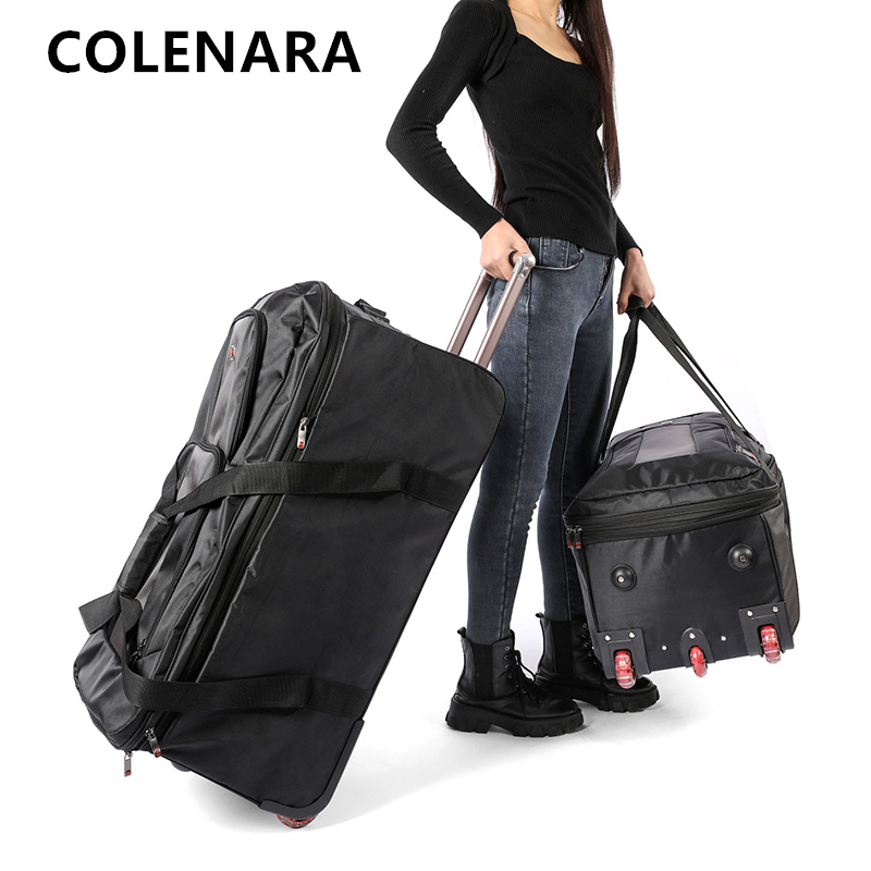 Foldable Rolling Luggage Bag - COLENARA Große Kapazität Trolley-Tasche Luftfracht-Tasche 32