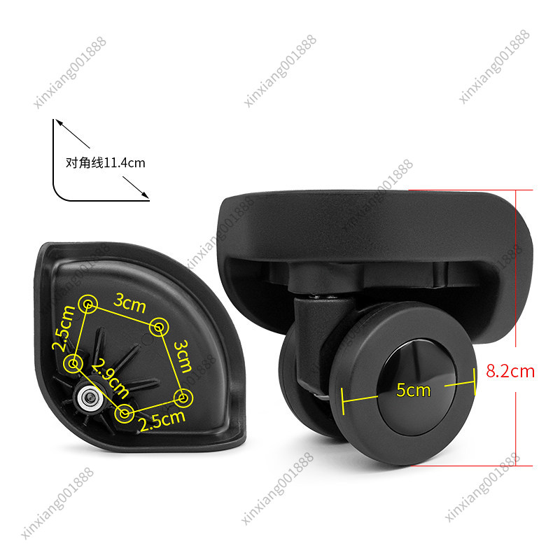 Silent Replacement Luggage Wheels - Für ShengYuan C20 Geräuscharme Spinner-Rollen als