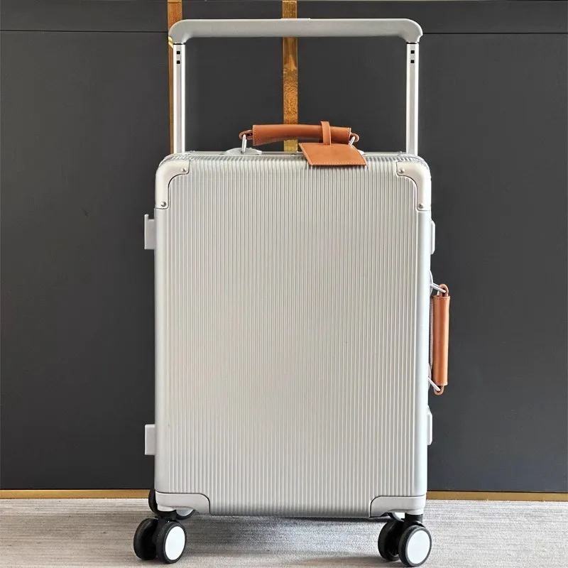 Aluminum Frame Carry On Luggage - Reisekoffer mit breitem Griff für Herren