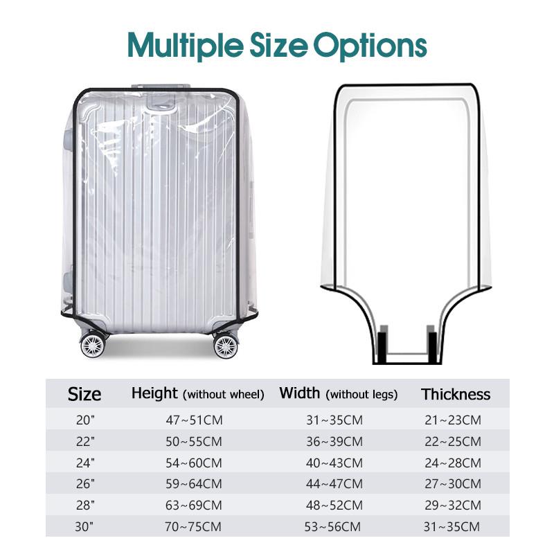 Transparente Reise-Gepäckabdec – Luggage Protective Cover Transparent Bewertung und Preis
