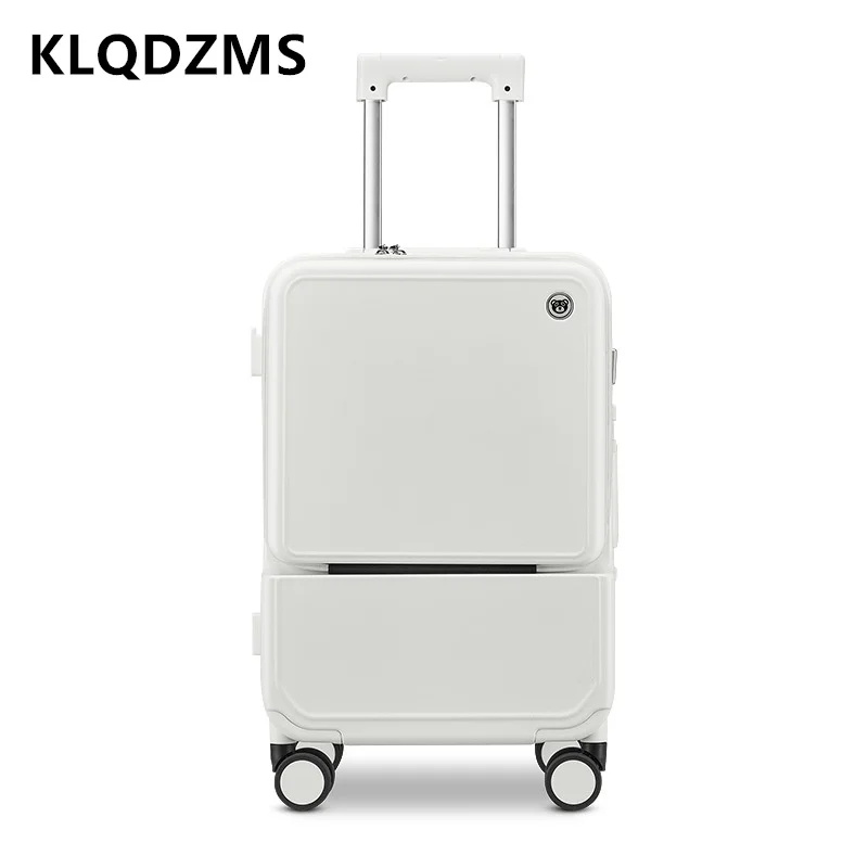 KLQDZMS Koffer mit Aluminiumra – Front Opening Laptop Luggage 24 Inch Bewertung und Preis