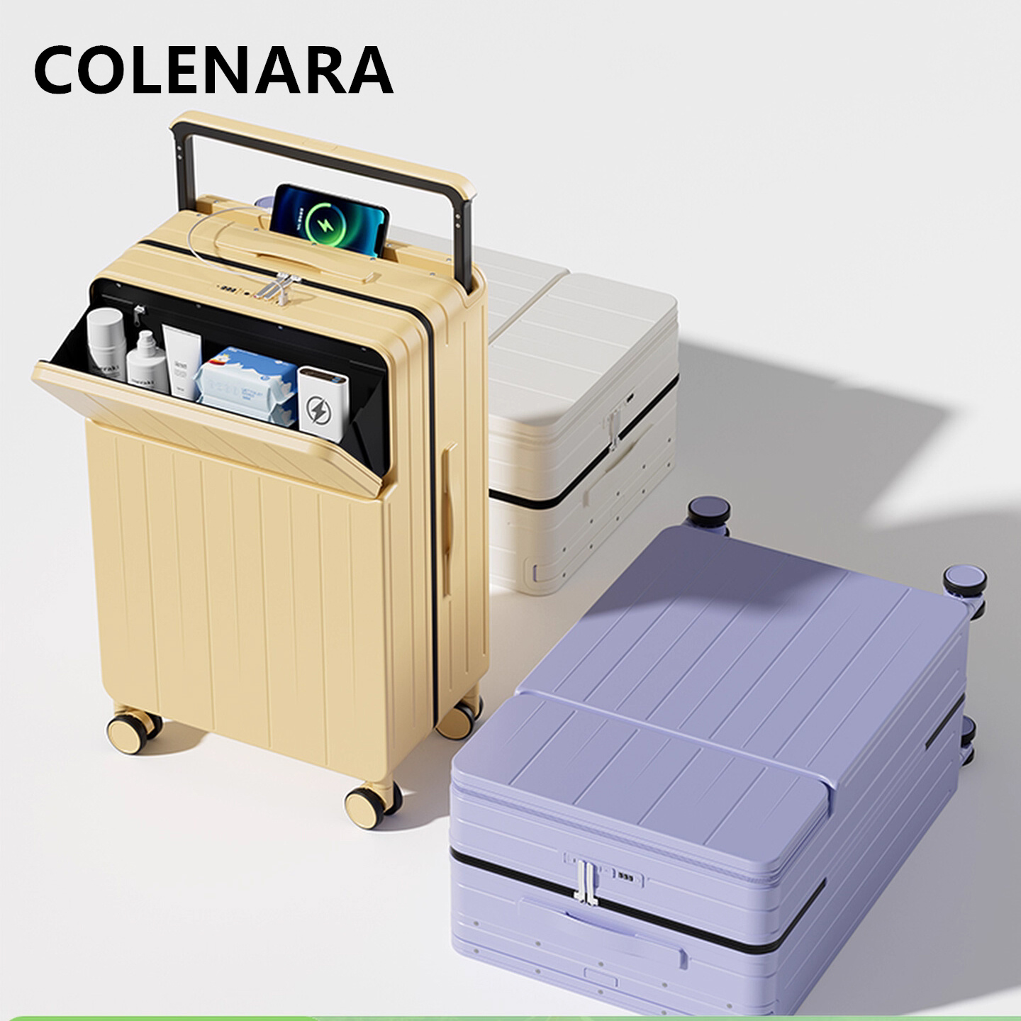 COLENARA Multifunktionaler Kof – Front Opening Laptop Luggage 24 Inch Bewertung und Preis