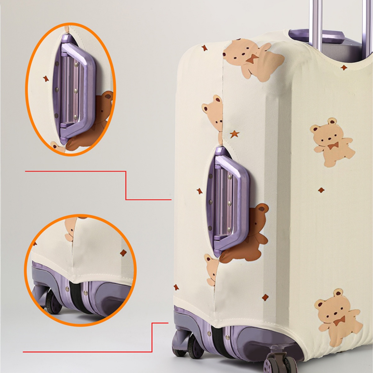 Gepäckabdeckung, elastisch, wa – Waterproof Suitcase Cover Protector Bewertung und Preis