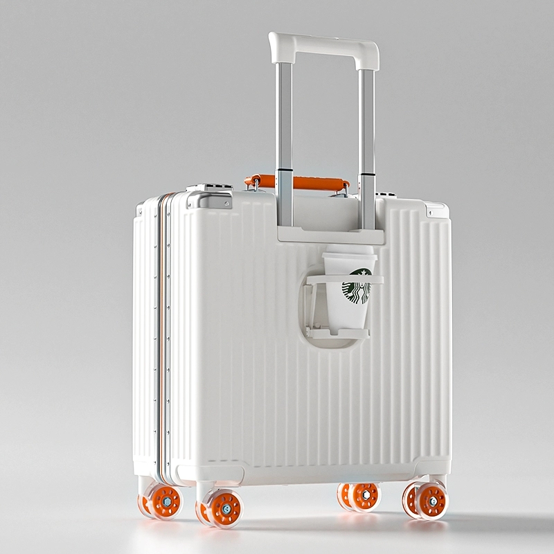 18-Zoll-Handgepäckkoffer mit b – Aluminum Frame Carry On Luggage Bewertung und Preis