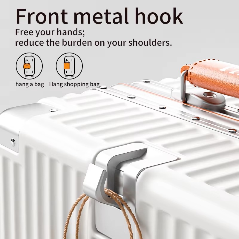 18-Zoll-Handgepäckkoffer mit b – Aluminum Frame Carry On Luggage Bewertung und Preis