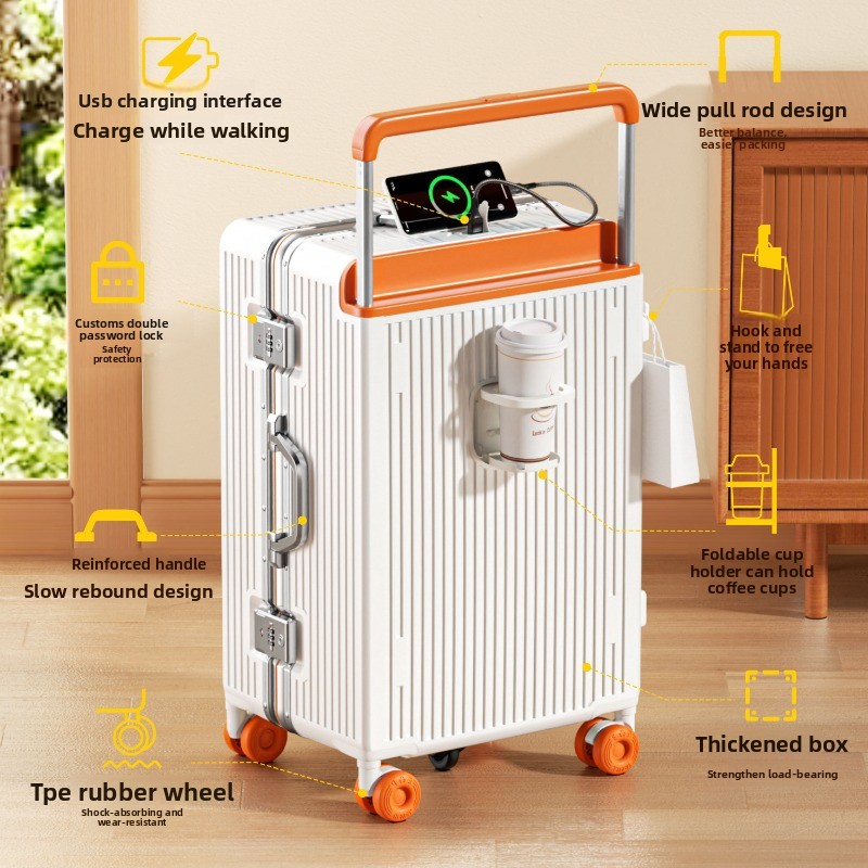 20-28 Zoll breiter Reisekoffer – Aluminum Frame Carry On Luggage Bewertung und Preis