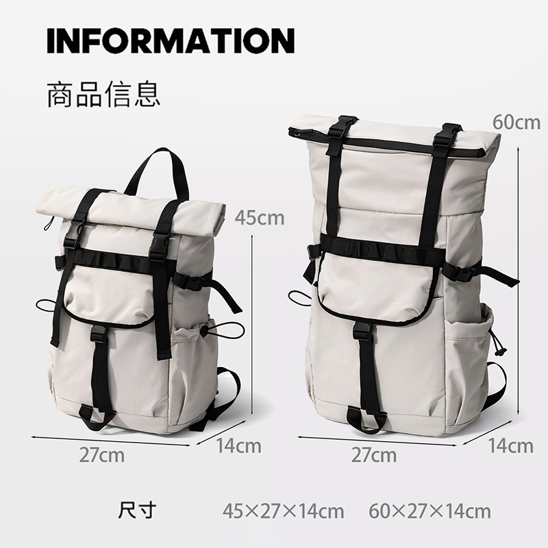 Neuer Herren-Rucksack mit Roll – Foldable Rolling Luggage Bag Bewertung und Preis