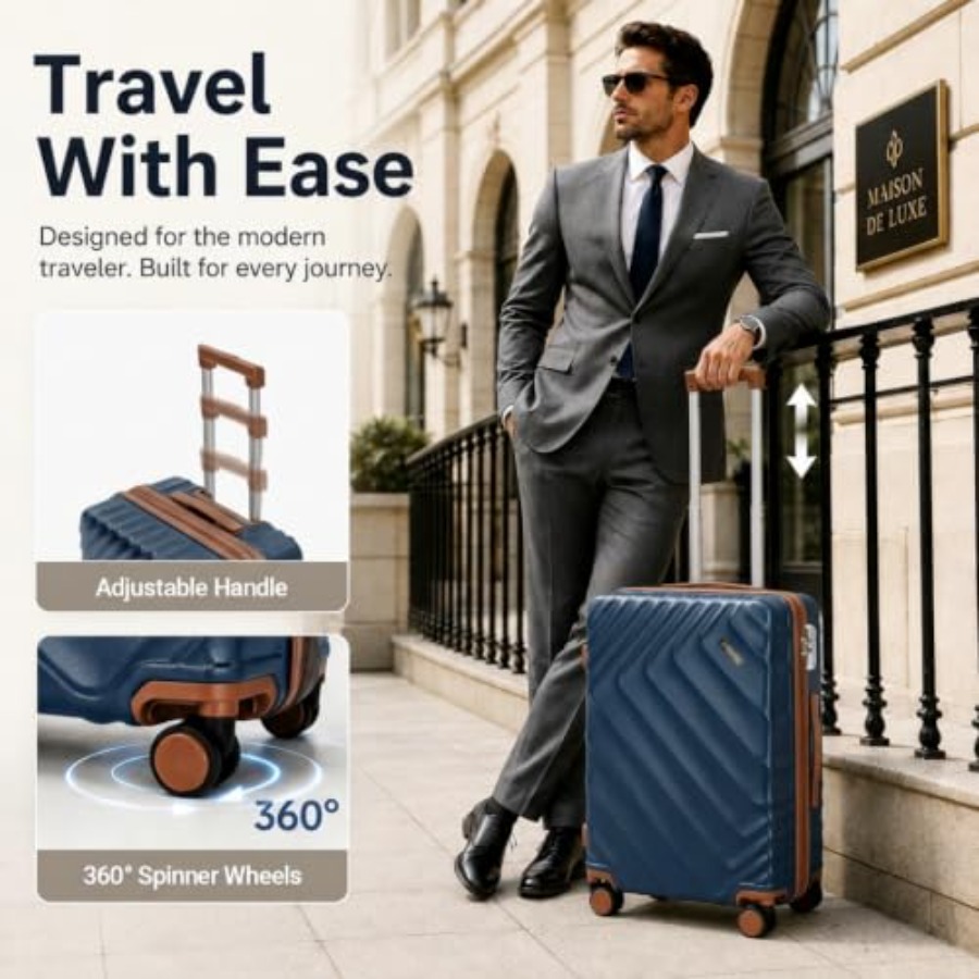 5-teiliges Hartschalen-Koffers – Expandable Hard Shell Luggage Set Bewertung und Preis