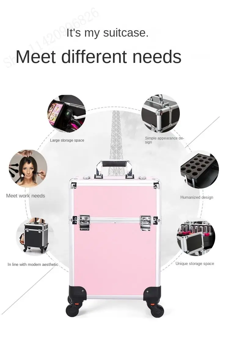 Großer professioneller Make-up – Luggage Bewertung und Preis