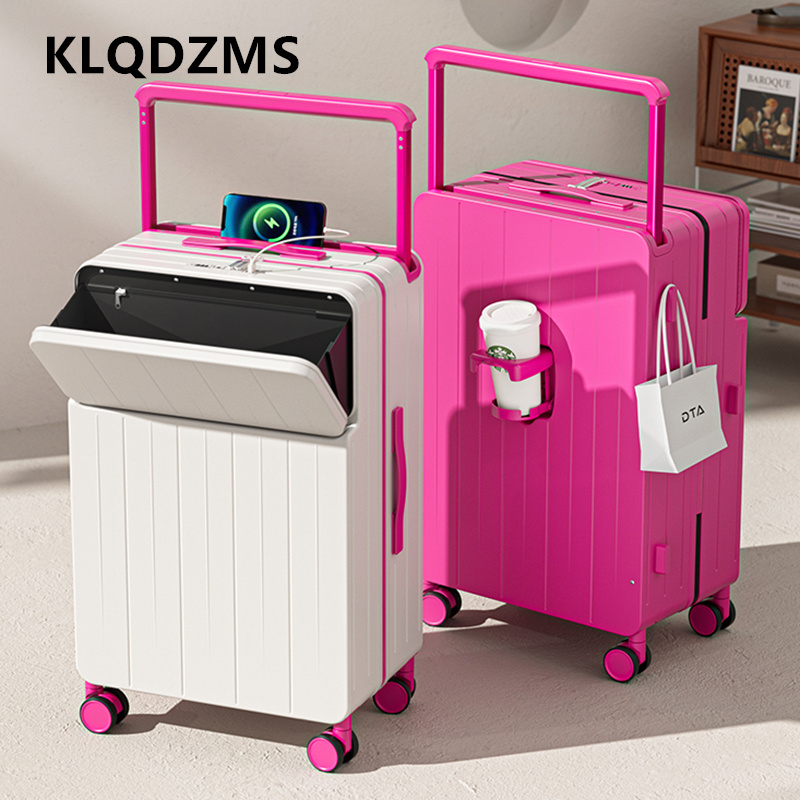 KLQDZMS Multifunktionaler Koff – Front Opening Laptop Luggage 24 Inch Bewertung und Preis