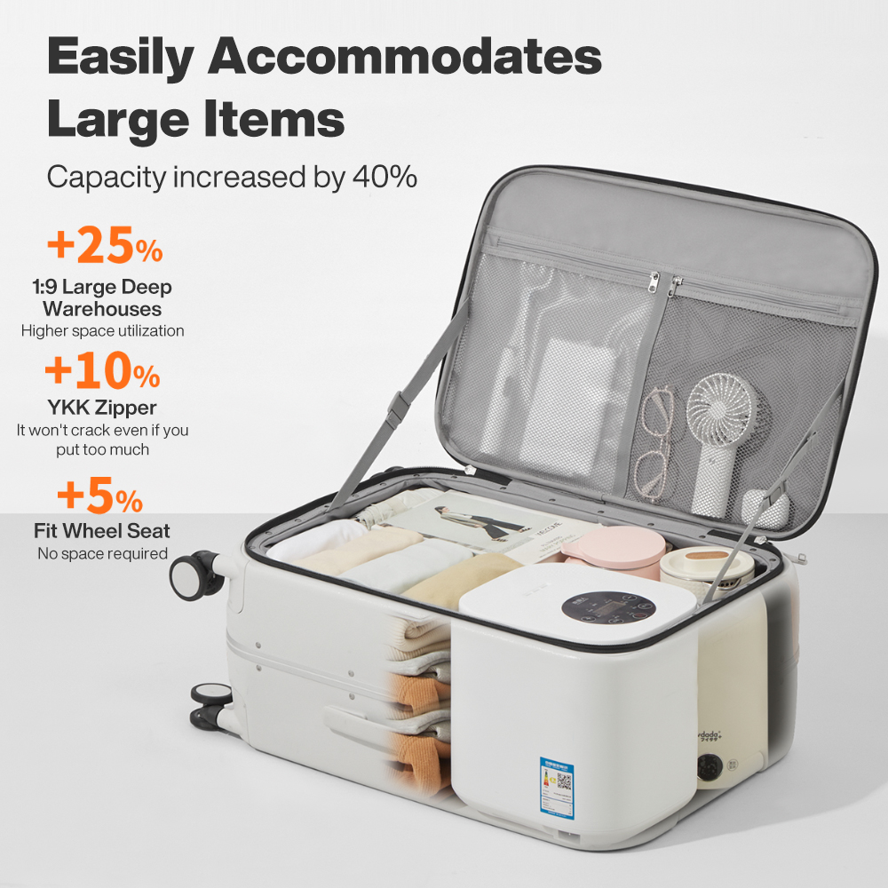Mixi Neuer PC-Koffer mit Alumi – Aluminum Frame Carry On Luggage Bewertung und Preis