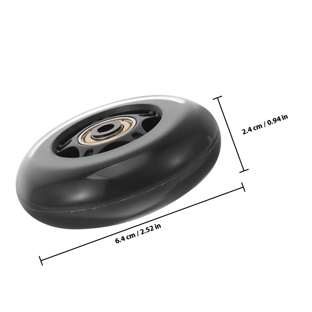 4 Stück transparente Ersatzräd – Silent Replacement Luggage Wheels Bewertung und Preis