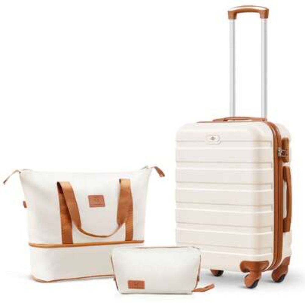 3-teiliges Handgepäck-Set, 20  – Expandable Hard Shell Luggage Set Bewertung und Preis