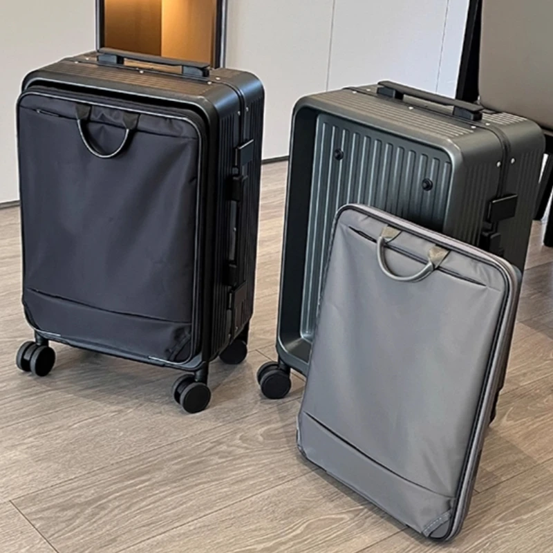 2-in-1-Koffer, abnehmbarer Ruc – Aluminum Frame Carry On Luggage Bewertung und Preis