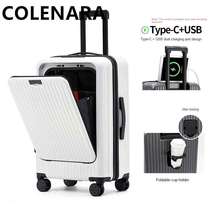 COLENARA 20/24/26 Zoll Multifu – Front Opening Laptop Luggage 24 Inch Bewertung und Preis