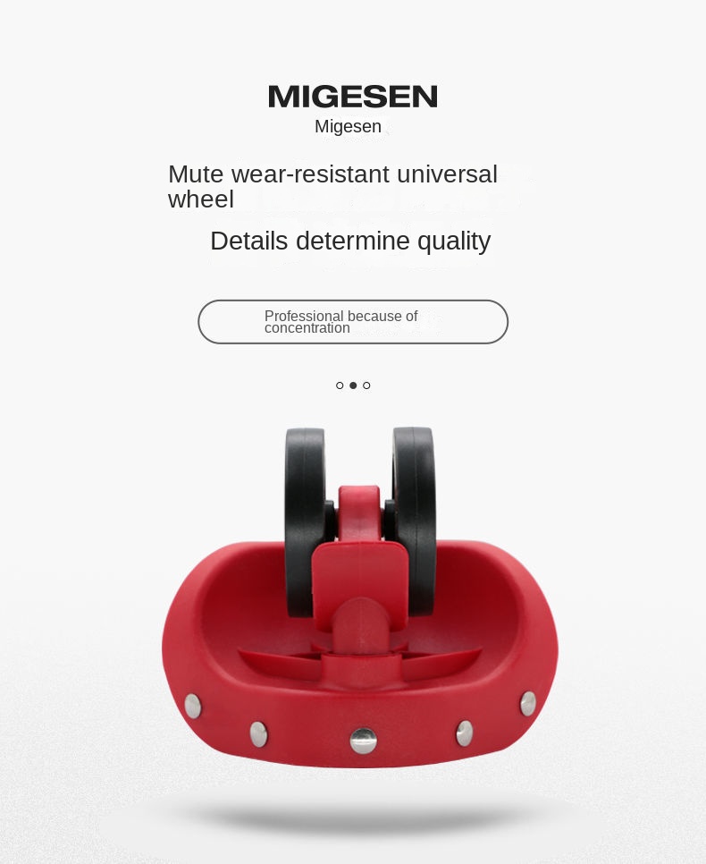 1 Paar Universal-Gepäckrad-Ers – Silent Replacement Luggage Wheels Bewertung und Preis