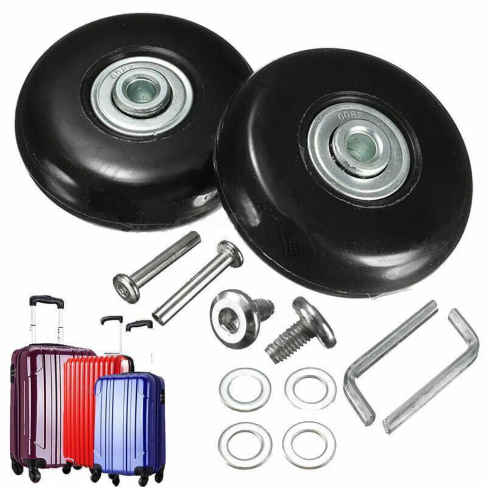 2Pcs Ersetzen Räder Mit Schrau – Silent Replacement Luggage Wheels Bewertung und Preis