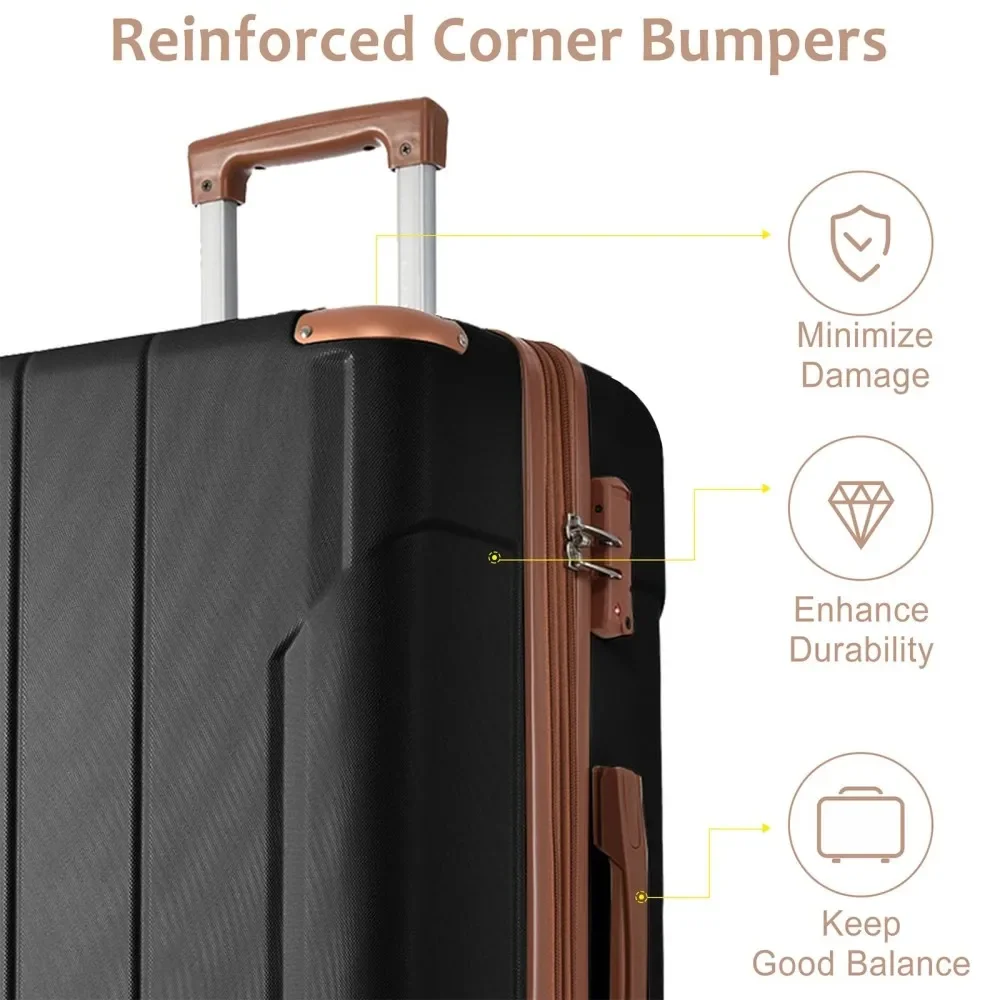 Kofferset 3-teilig, erweiterba – Expandable Hard Shell Luggage Set Bewertung und Preis