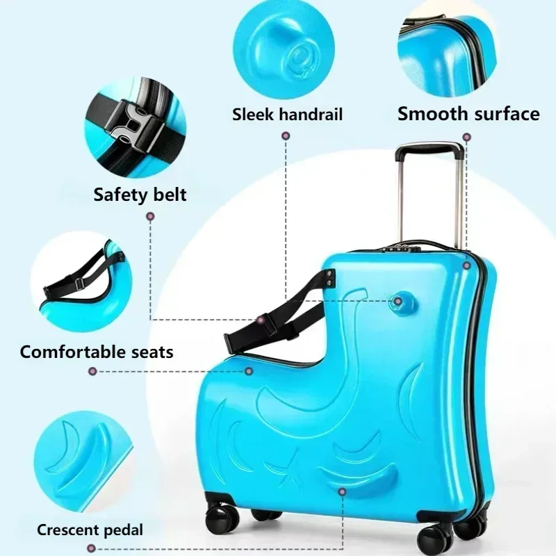 Kinder-Rollkoffer mit Rädern,  – Kids Ride On Suitcase Scooter Bewertung und Preis