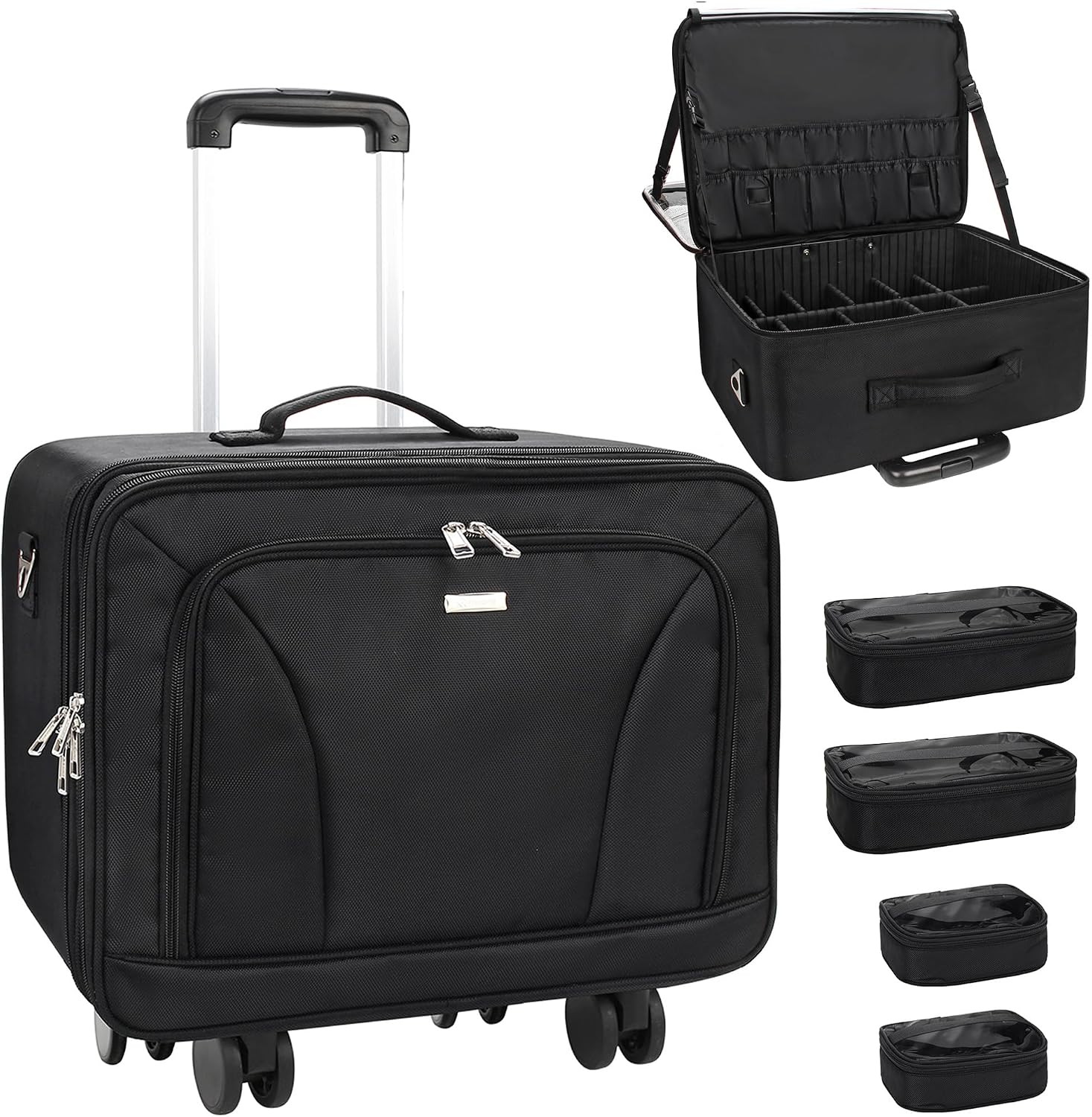 Extragroßer Rollender Make-up- – Travel Bags Bewertung und Preis