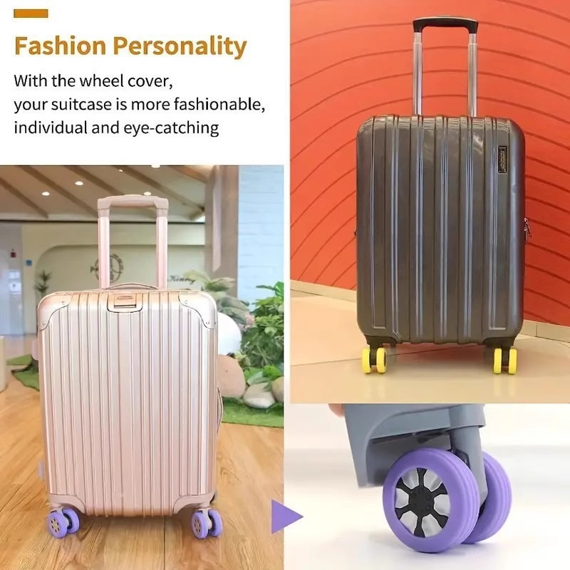 8 Stück Geräuschlose Gummi-Rol – Silent Replacement Luggage Wheels Bewertung und Preis