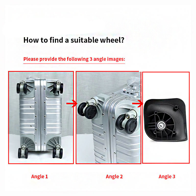Räder für Stoffkoffer V56/V03  – Silent Replacement Luggage Wheels Bewertung und Preis