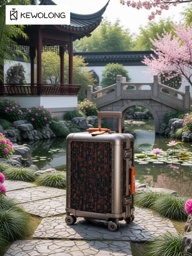 Vollständig aus Aluminium-Magn – Spinner Wheel Rolling Suitcase 20 Inch Bewertung und Preis