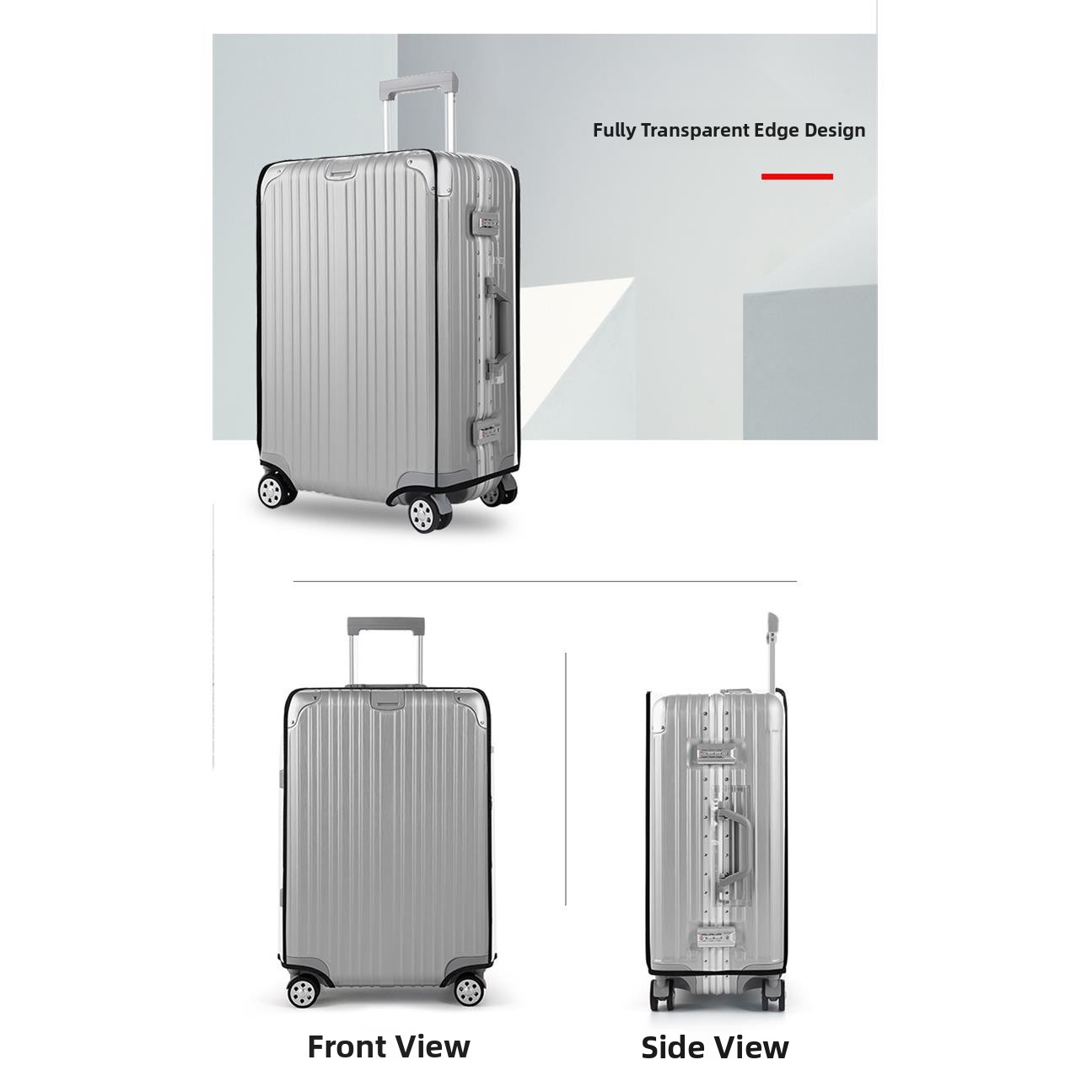 Verstärkte Wasserdichte Transp – Luggage Protective Cover Transparent Bewertung und Preis