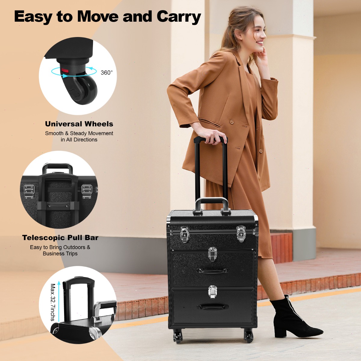 Professioneller Make-up-Koffer – Backpacks Bewertung und Preis