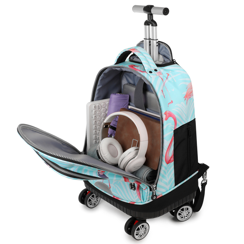 Rollrucksack mit Spinnerrädern – Foldable Rolling Luggage Bag Bewertung und Preis