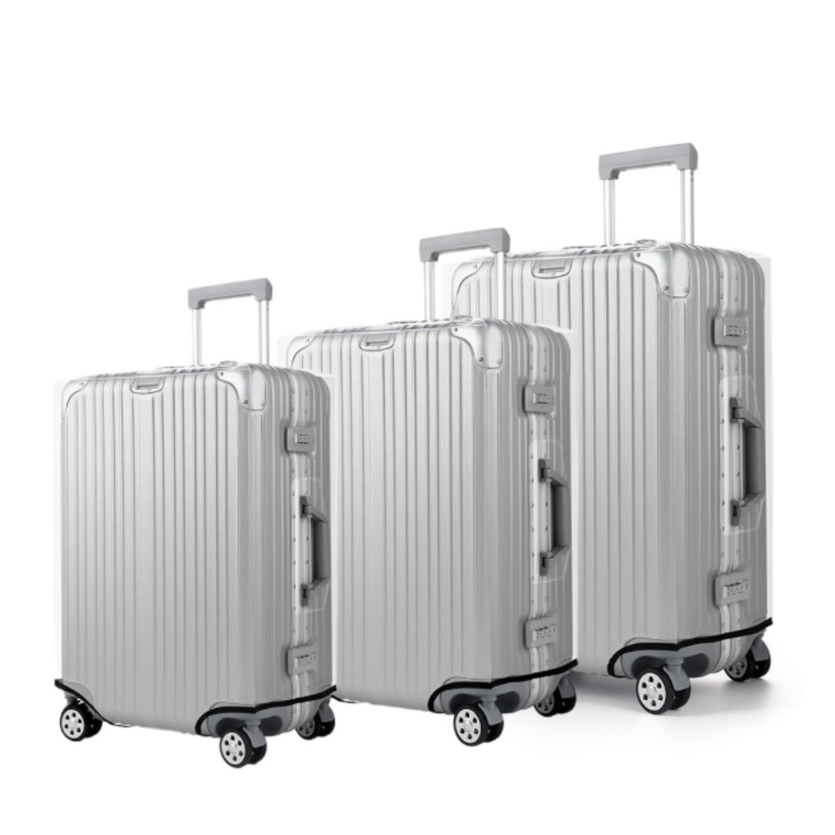 Dicker, transparenter Gepäckab – Waterproof Suitcase Cover Protector Bewertung und Preis