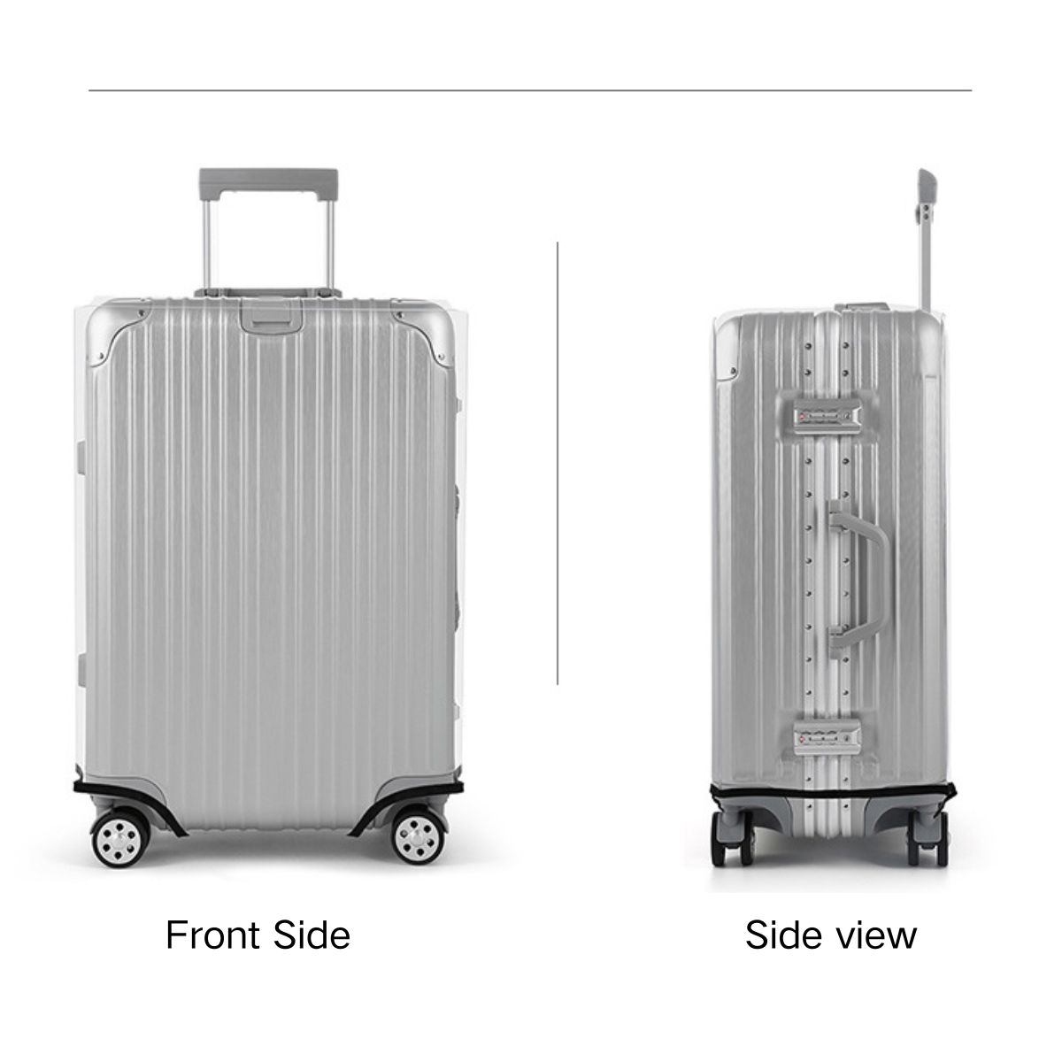 Dicker, transparenter Gepäckab – Waterproof Suitcase Cover Protector Bewertung und Preis