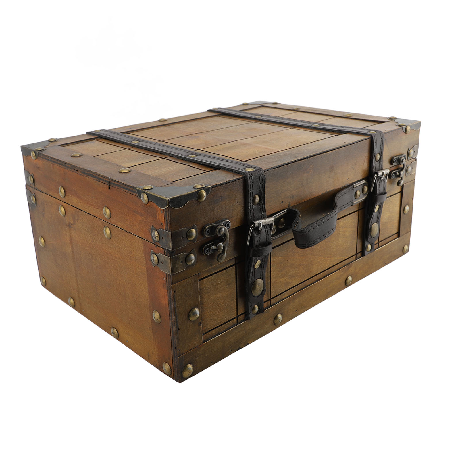 Retro-Koffer aus synthetischem – Retro Vintage Trunk Suitcase Bewertung und Preis