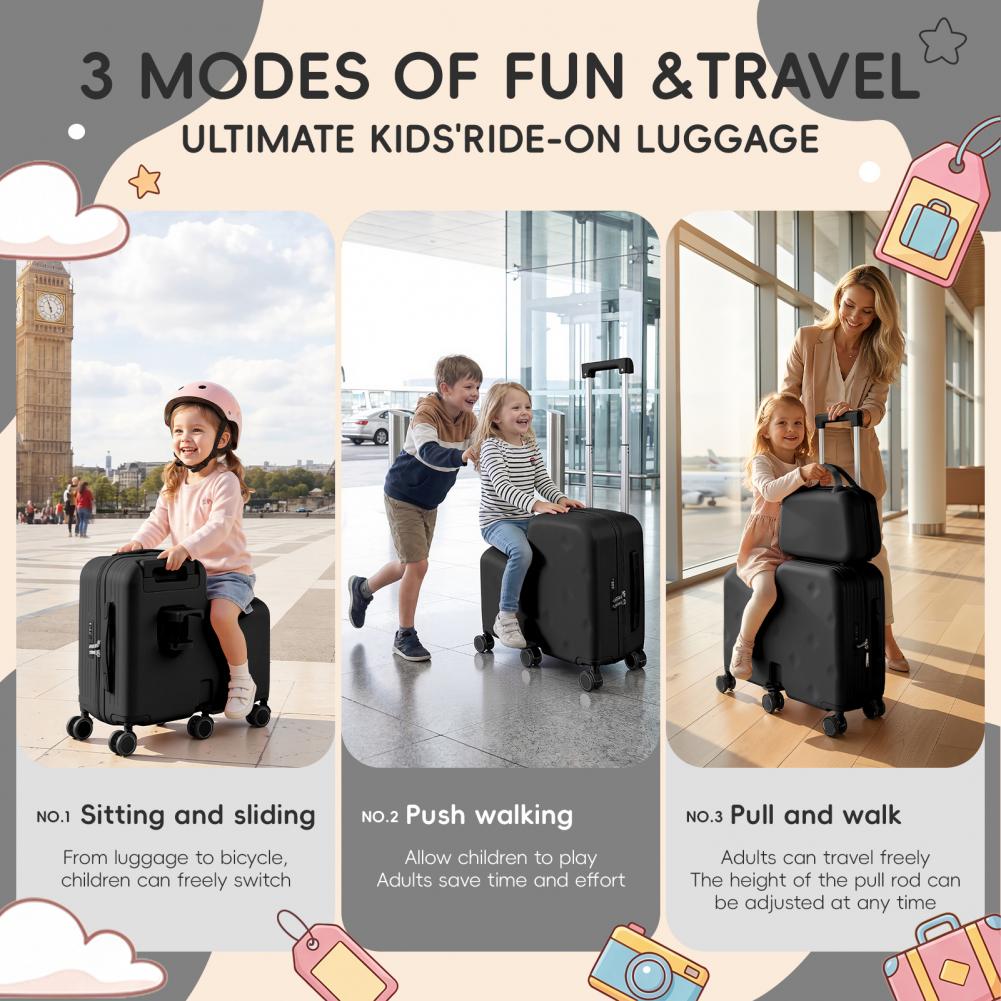 Lustiger Roller, 20 Zoll, Kind – Kids Ride On Suitcase Scooter Bewertung und Preis