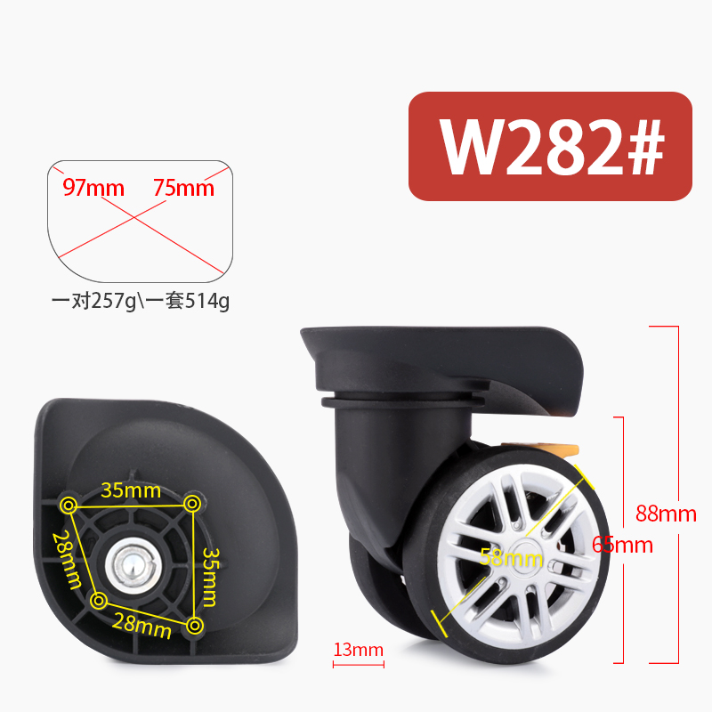 Für 41Z #   Ersatzrad für Gepä – Silent Replacement Luggage Wheels Bewertung und Preis
