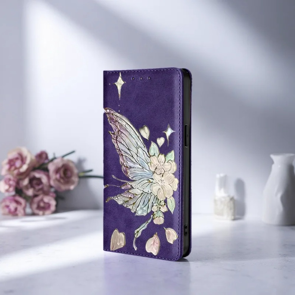 Bemalte magnetische Flip-Leder – Wallets Bewertung und Preis