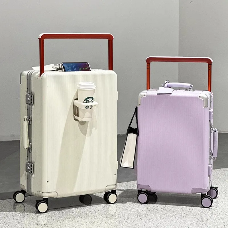 Reisekoffer mit breitem Griff  – Aluminum Frame Carry On Luggage Bewertung und Preis
